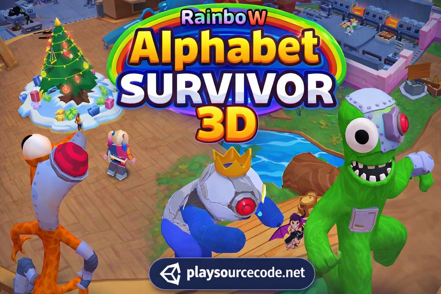 Rainbow Alphabet 3d Unity Game Code | PlaySourceCode.net Rainbow Alphabet Survivor Unity game