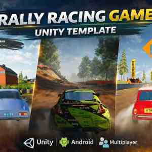 Rally Racing Unity game with PBR cars and realistic driving gameplay