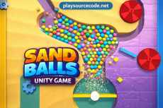 Sand Balls Unity Code Sand Balls Unity puzzle game with sand digging gameplay