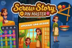 Screw Story Pin Master Unity Source Code Pin Master Unity puzzle game with wooden design and bolt removal gameplay
