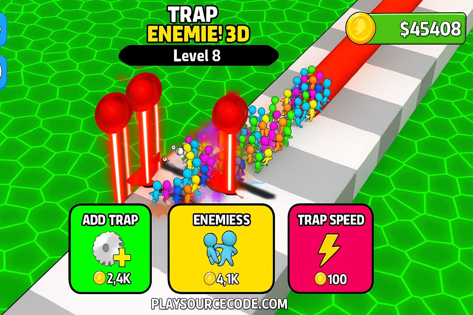 Trap Enemies 3D Trending Game Code Unity Trap Enemies 3D Unity Trending Game Code Gameplay Preview