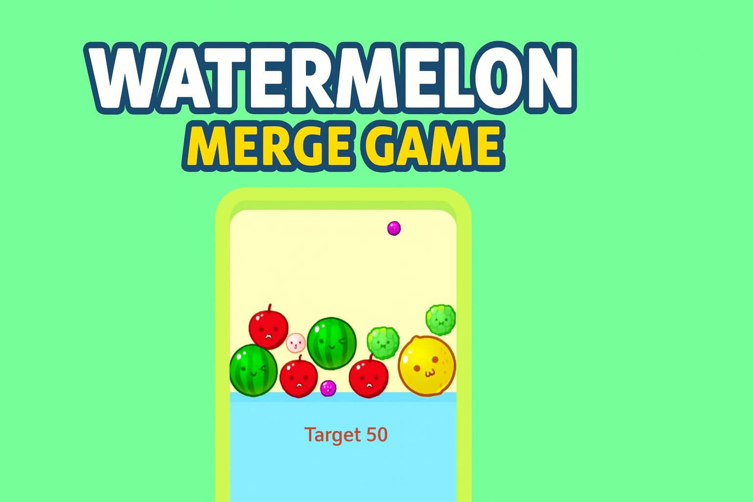 Watermelon Merge Unity Game Source Code Gameplay UI