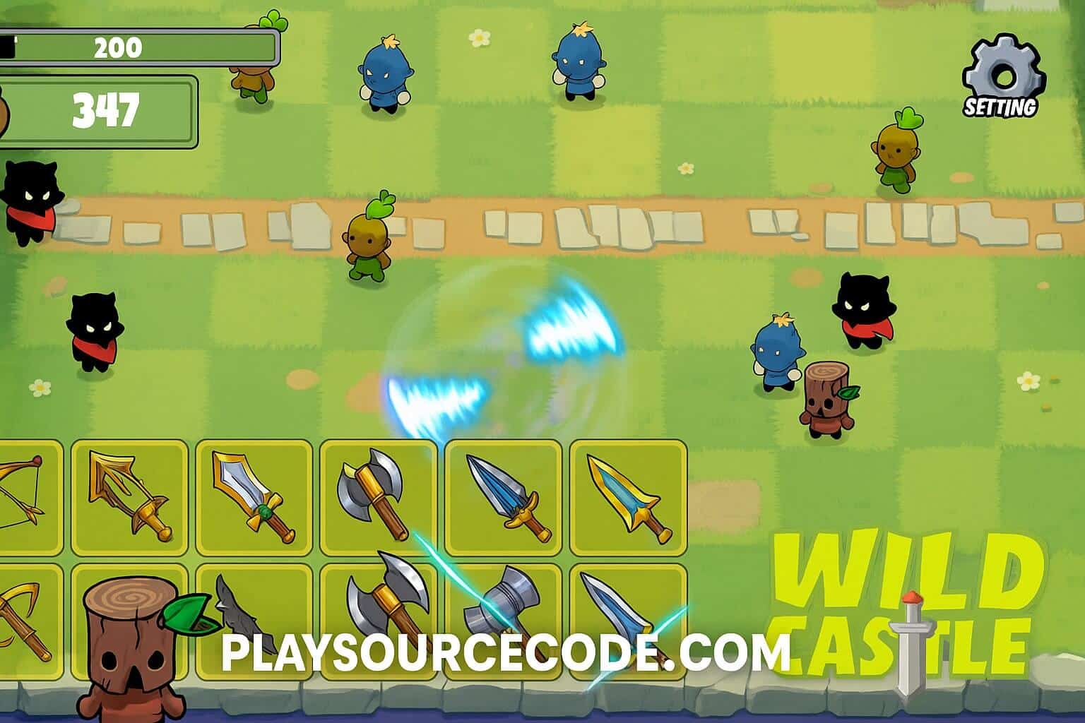 Wild Castle Premium Hybrid Puzzle Template