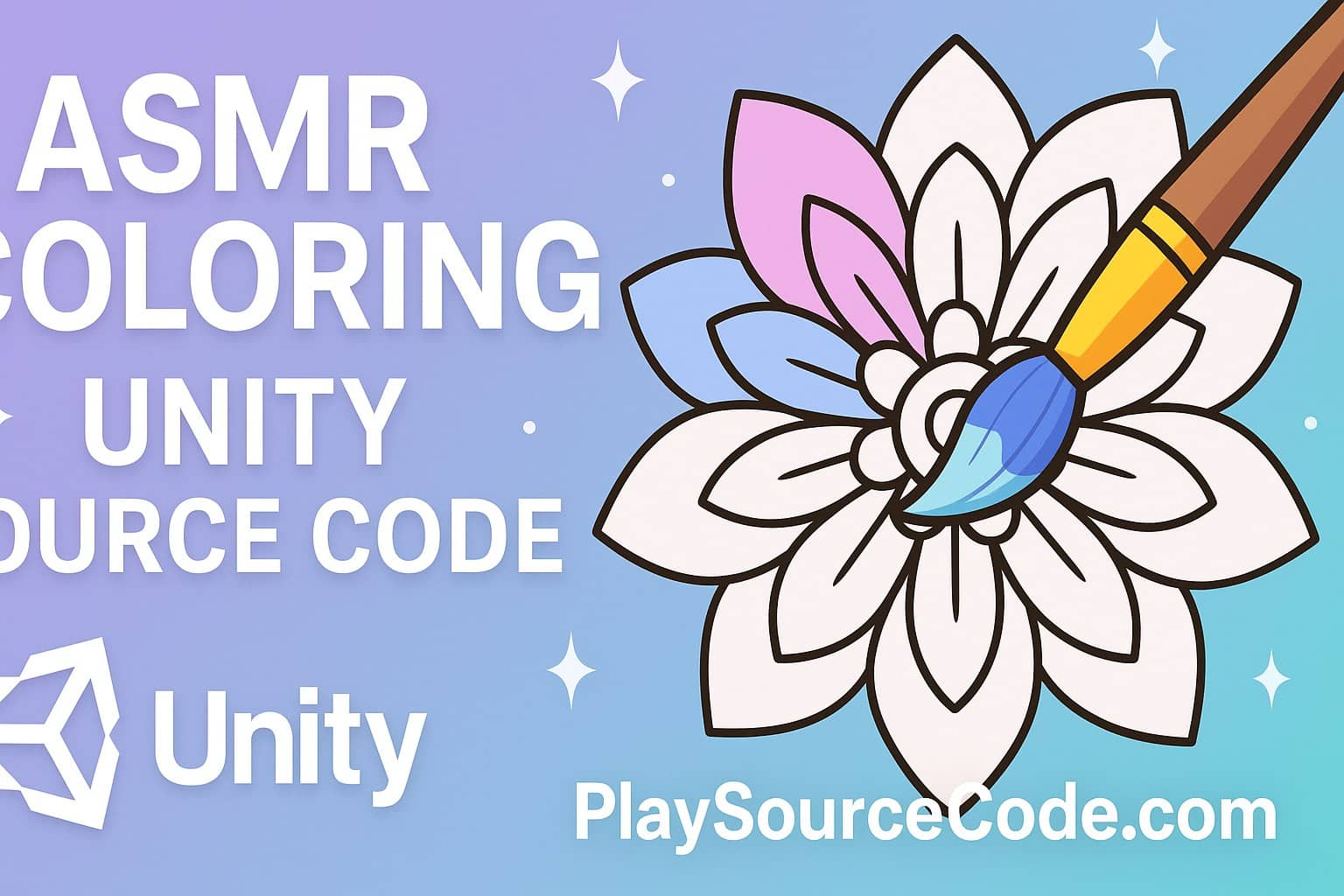 ASMR Coloring Unity Game asmr coloring unity game painting relaxing gameplay