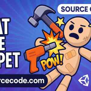 Alt Text: ragdoll unity game puppet destruction gameplay with weapons