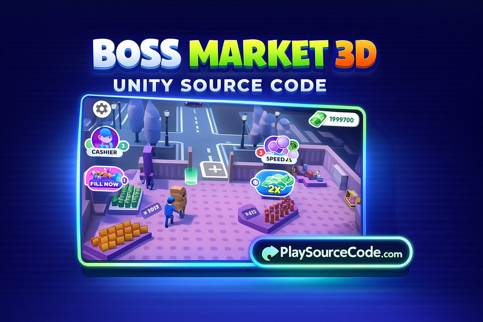 market simulation unity game