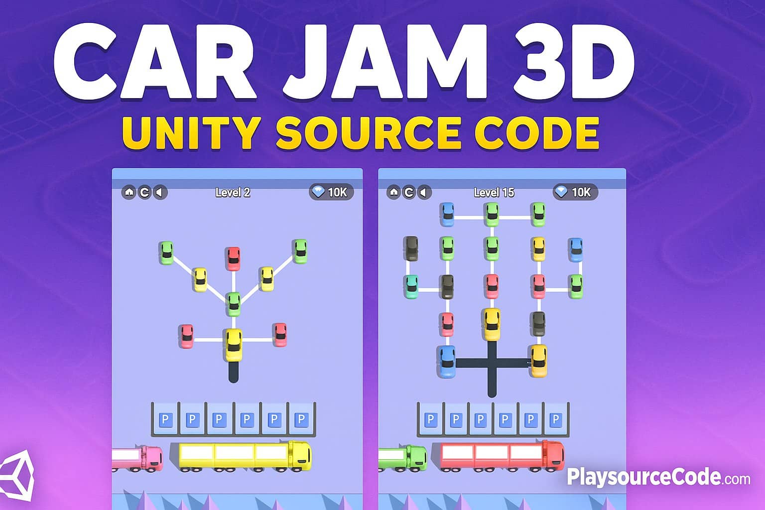 Car Jam 3D Unity Sourcecode car jam puzzle game unity