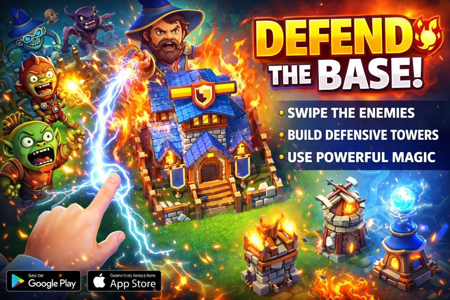 tower defense game unity gameplay Clash & Defence – Tower Battle Strategy (Unity Source Code)