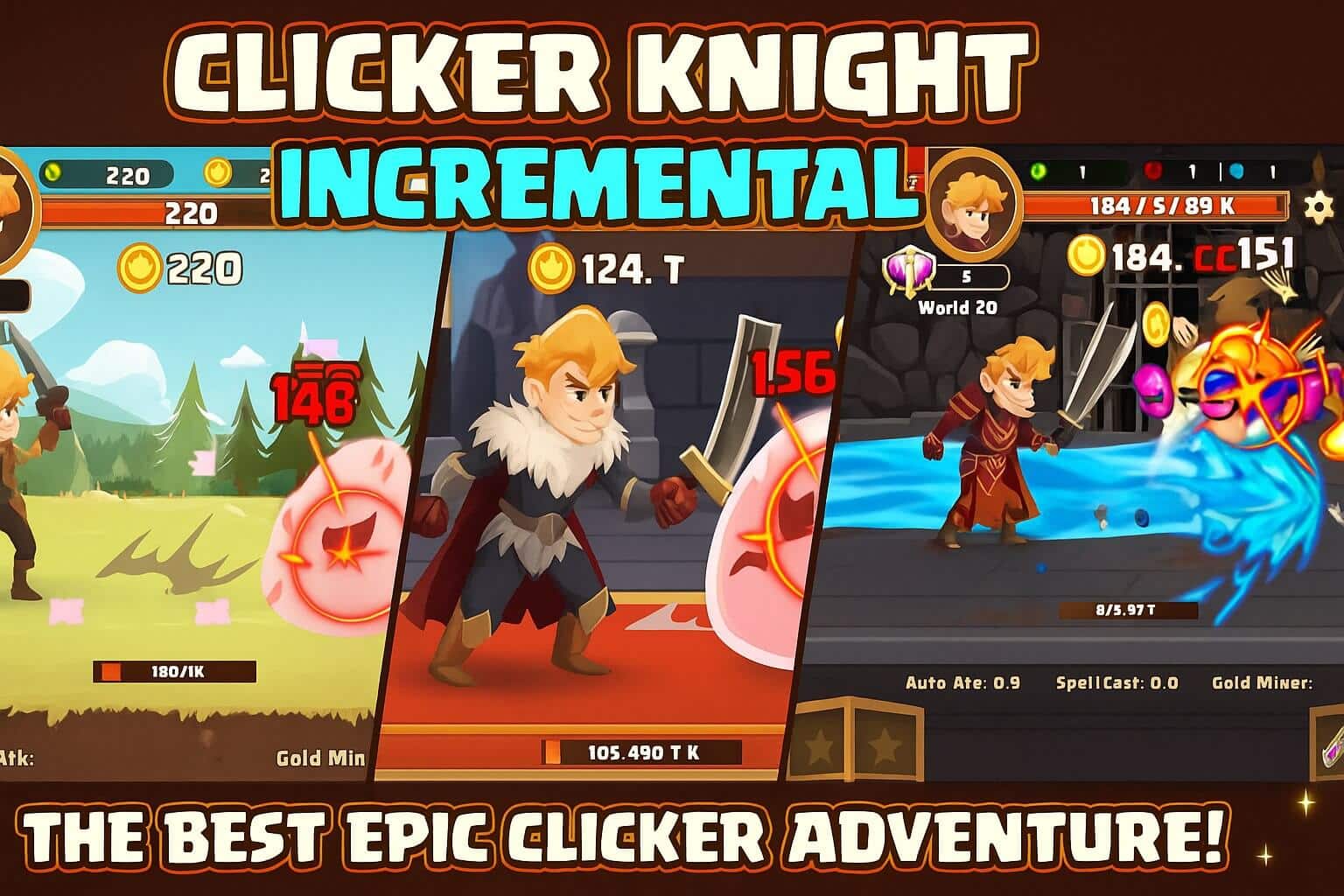 idle clicker knight unity game