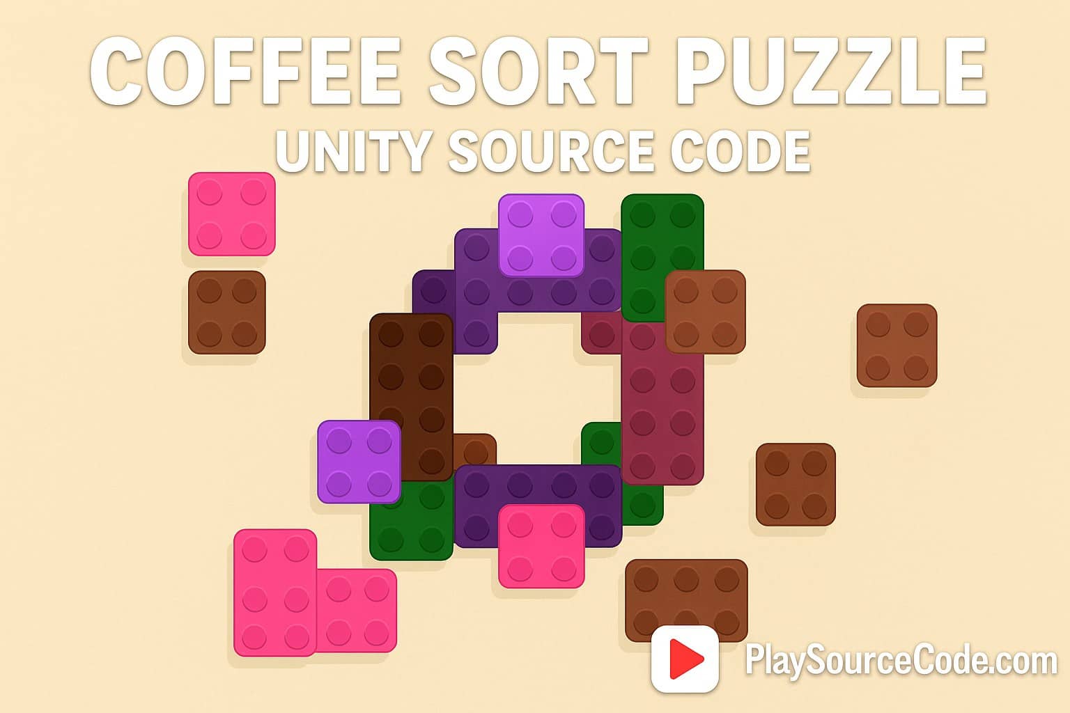 coffee sorting puzzle game unity
