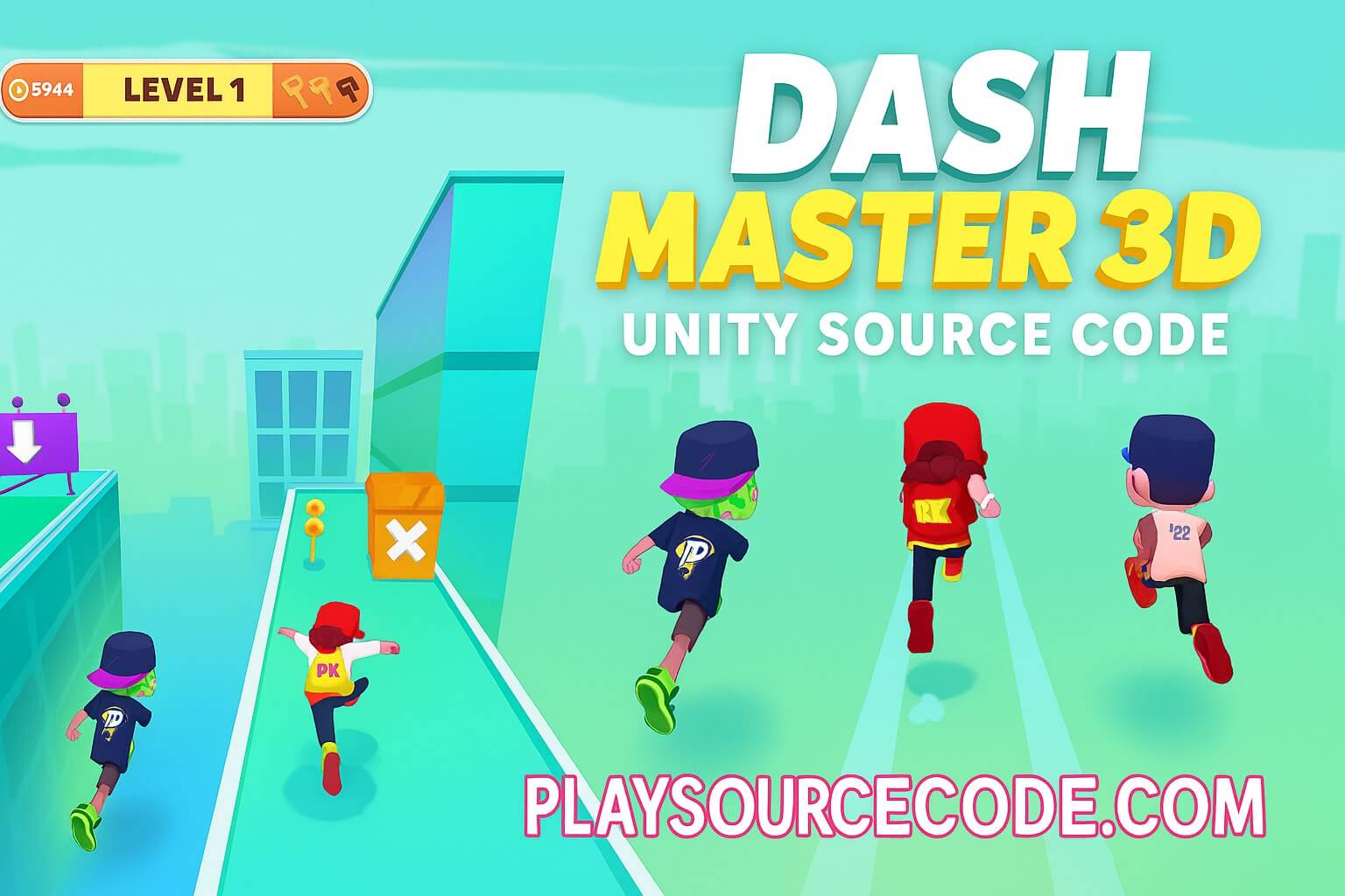 Dash Master 3d Unity Sourcecode | PlaySourceCode.net runner parkour game unity