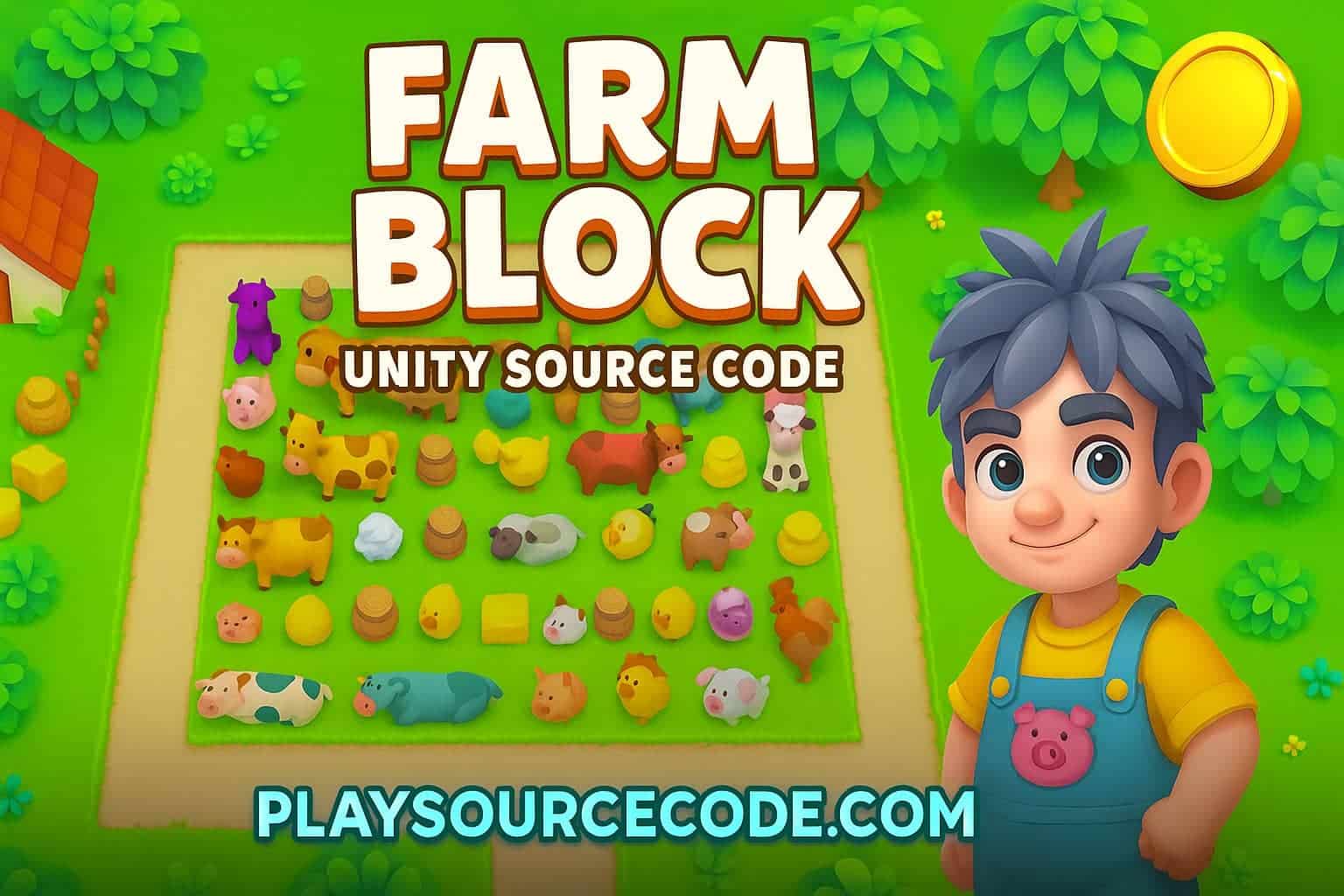 farm animal puzzle game unity