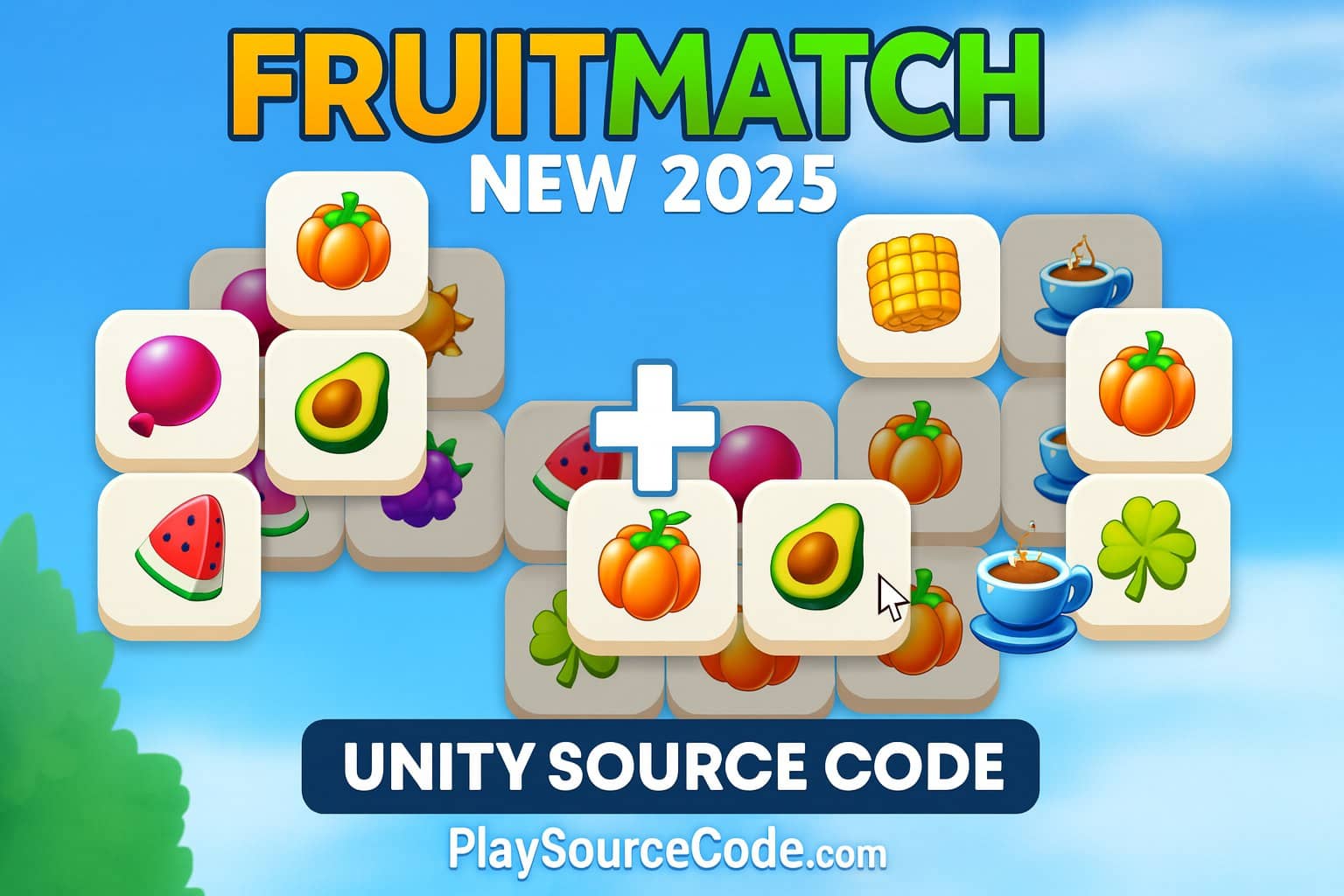fruit match puzzle game unity