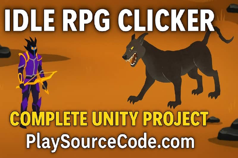 Idle RPG Clicker - Complete Unity Project | PlaySourceCode.net idle rpg clicker game unity