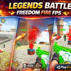 FPS shooter Unity game sniper gameplay with guns and battlefield combat