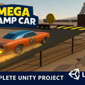 mega ramp car stunt game unity