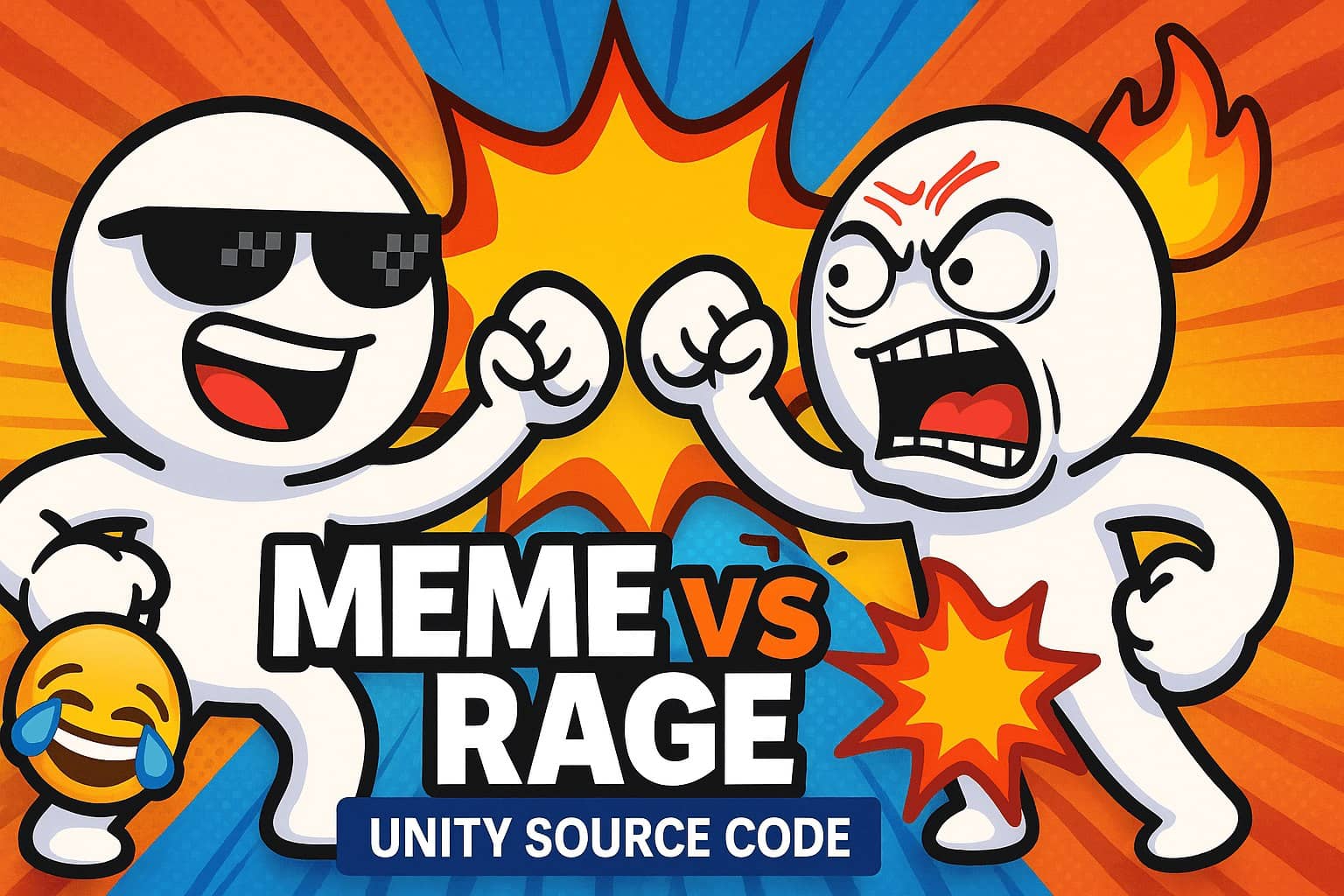 Meme vs Rage – Unity Source Code | PlaySourceCode.net tower defense unity game meme vs rage gameplay