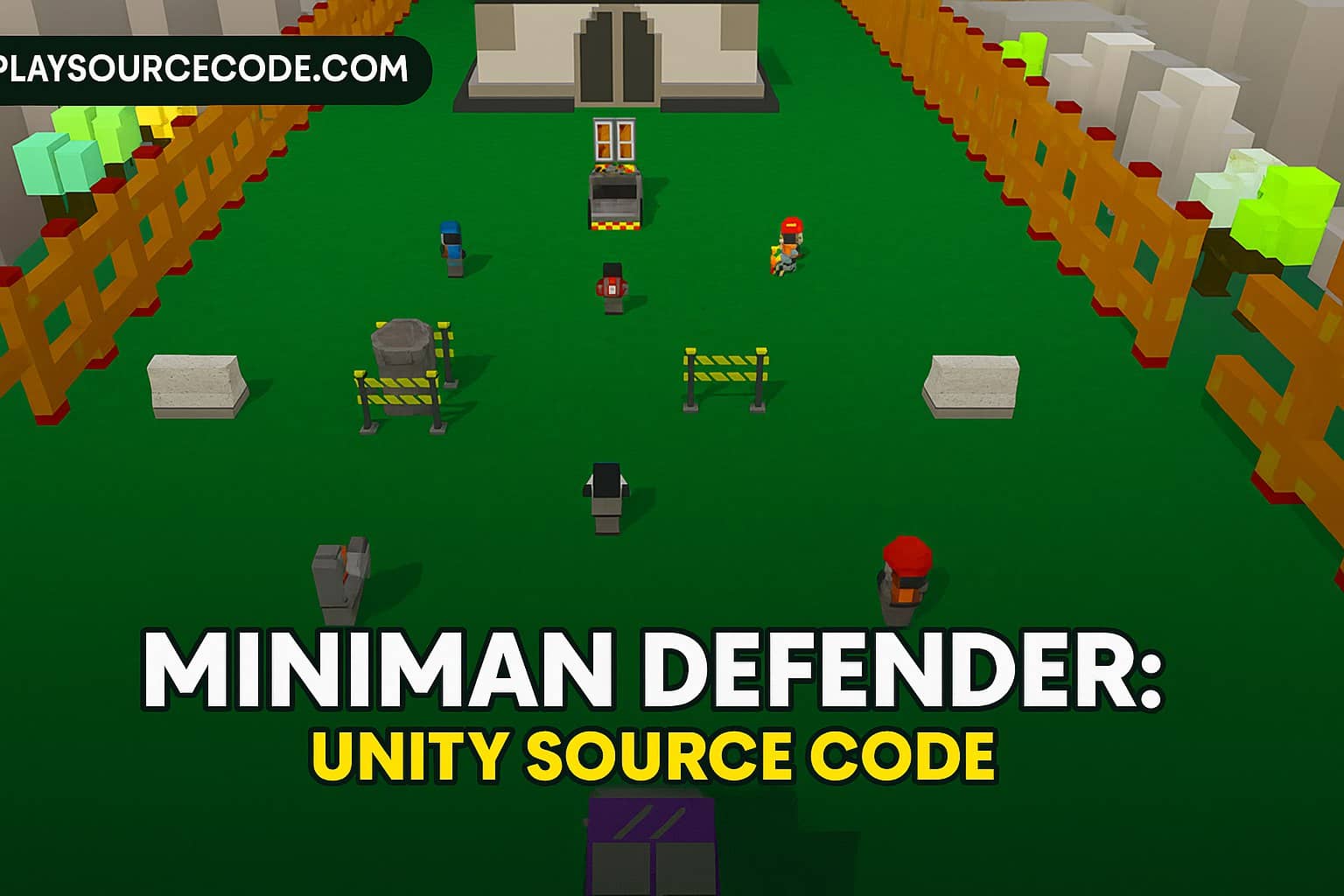 Miniman Defender Unity Sourecode Playsourcecode | PlaySourceCode.net tower defense unity game