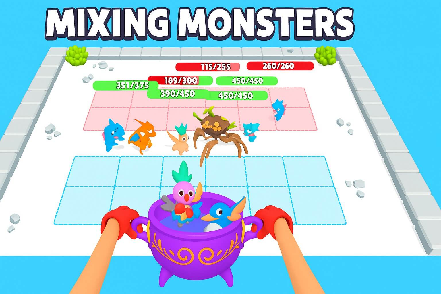 monster merge unity game