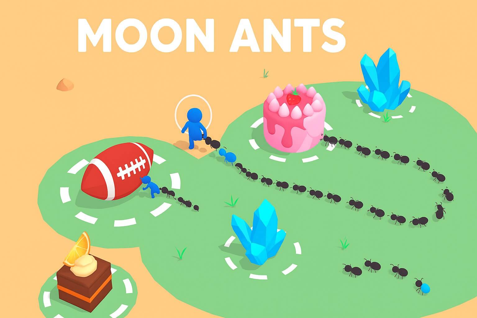 Moon Ants Unity Source Code idle colony simulation game unity