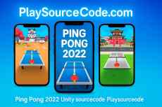 Ping Pong 2022 Unity sourcecode ping pong game unity