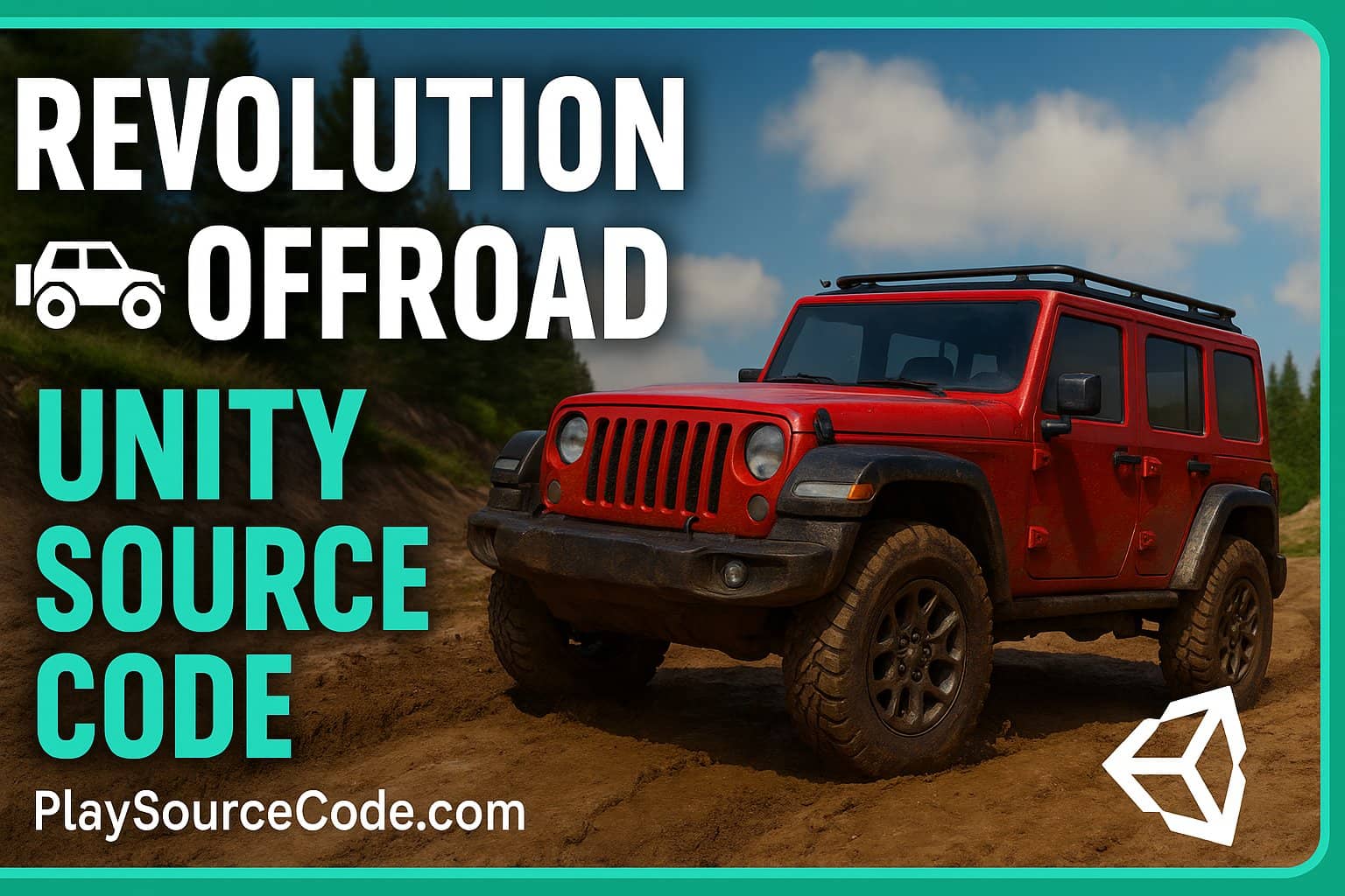 offroad driving unity game suv climbing hill realistic simulation gameplay