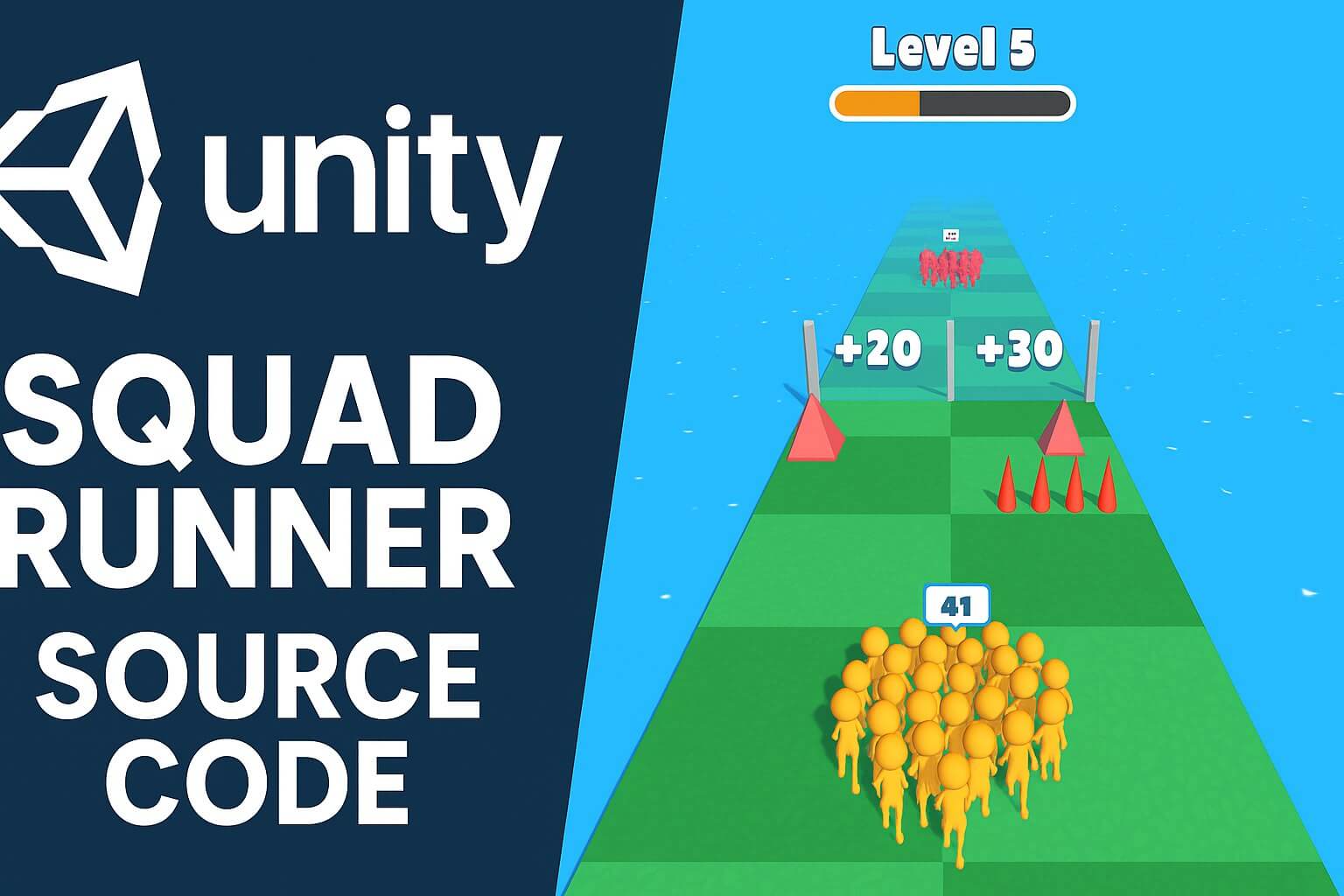 endless runner unity game