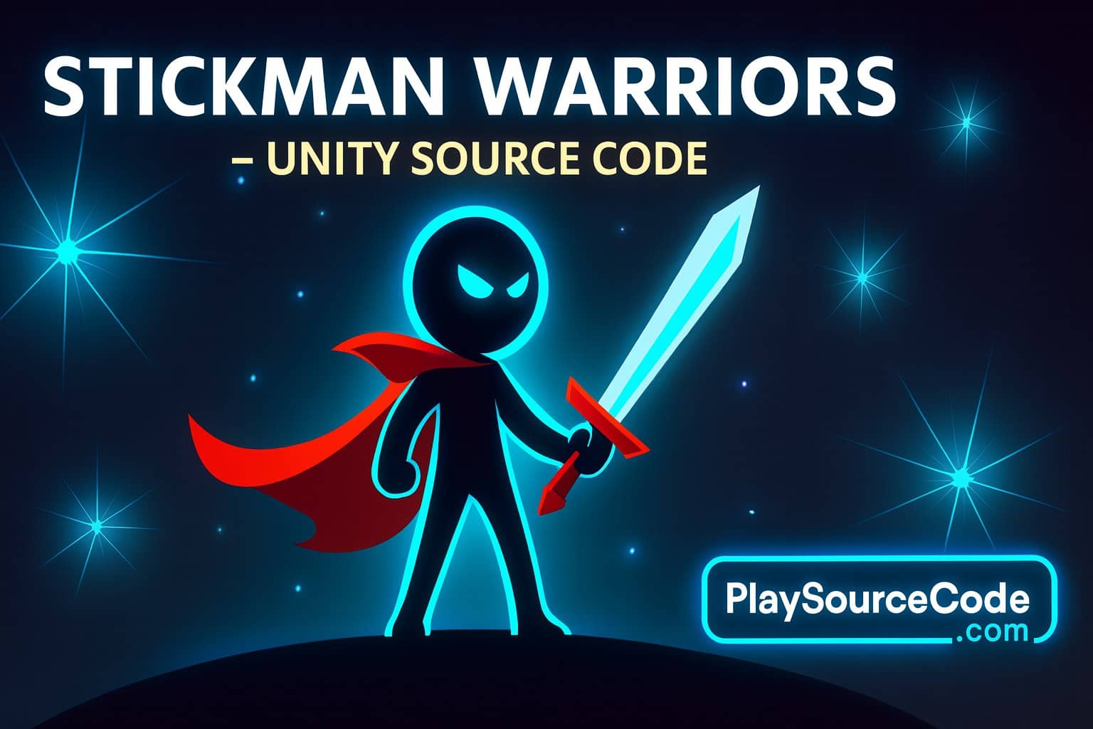 Stick Man warriors Unity Sourcecode stickman fighting game unity