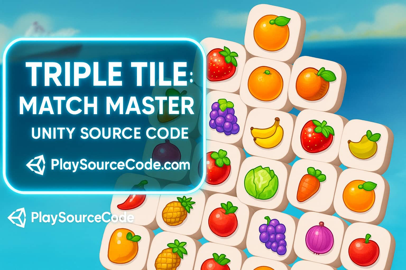 Triple Tile Match Master Unity SourceCode | PlaySourceCode.net triple tile puzzle game unity