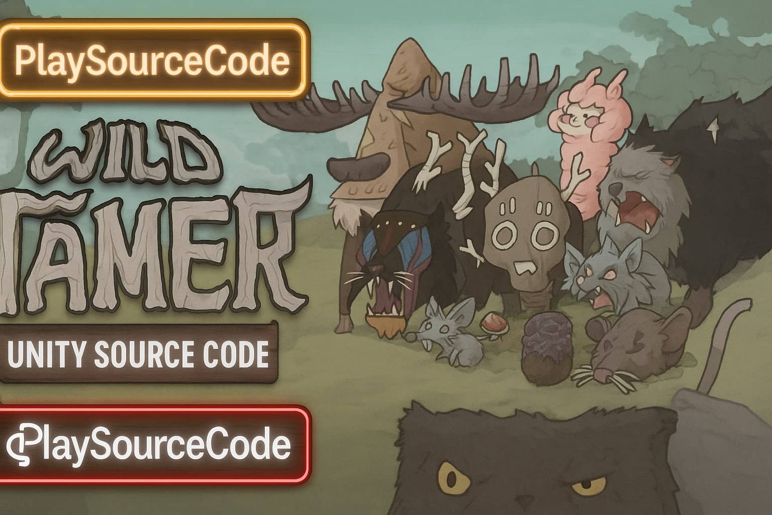 Wild Tamer Unit SourceCode | PlaySourceCode.net animal taming rpg game unity