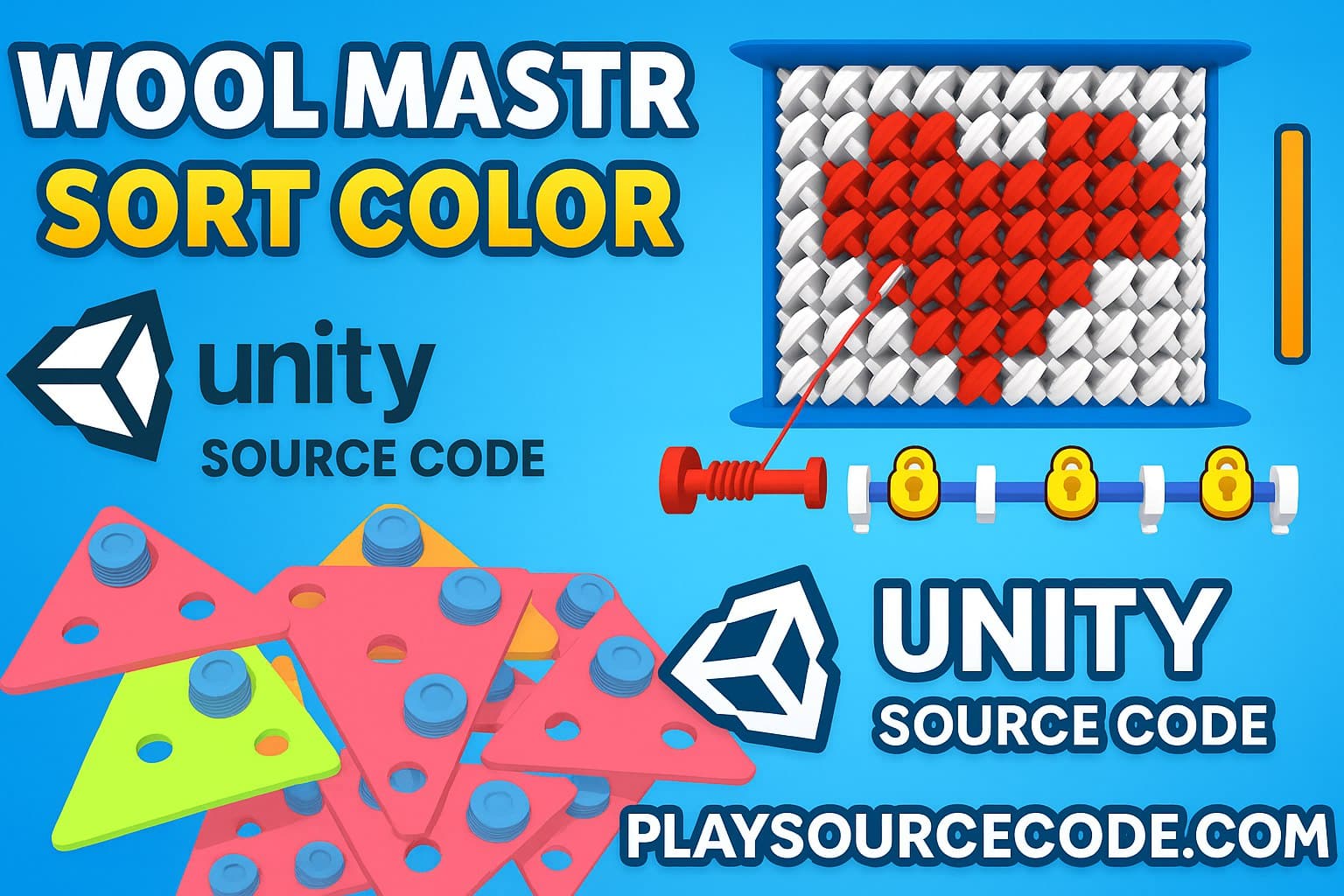 Wool Master - Sort Color Unity Source code | PlaySourceCode.net color sorting puzzle unity game