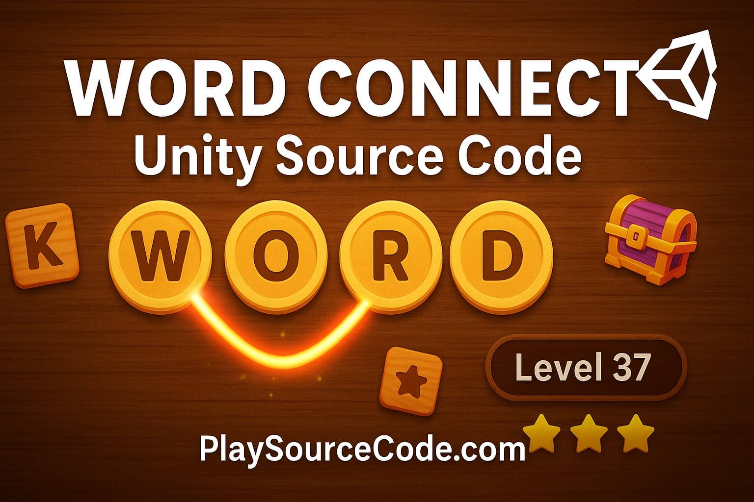 word connect unity game swipe letters puzzle