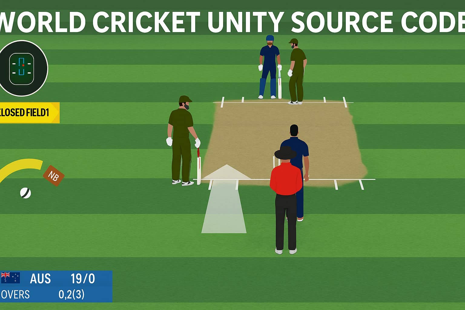 World Cricket Unity Source Code cricket game unity