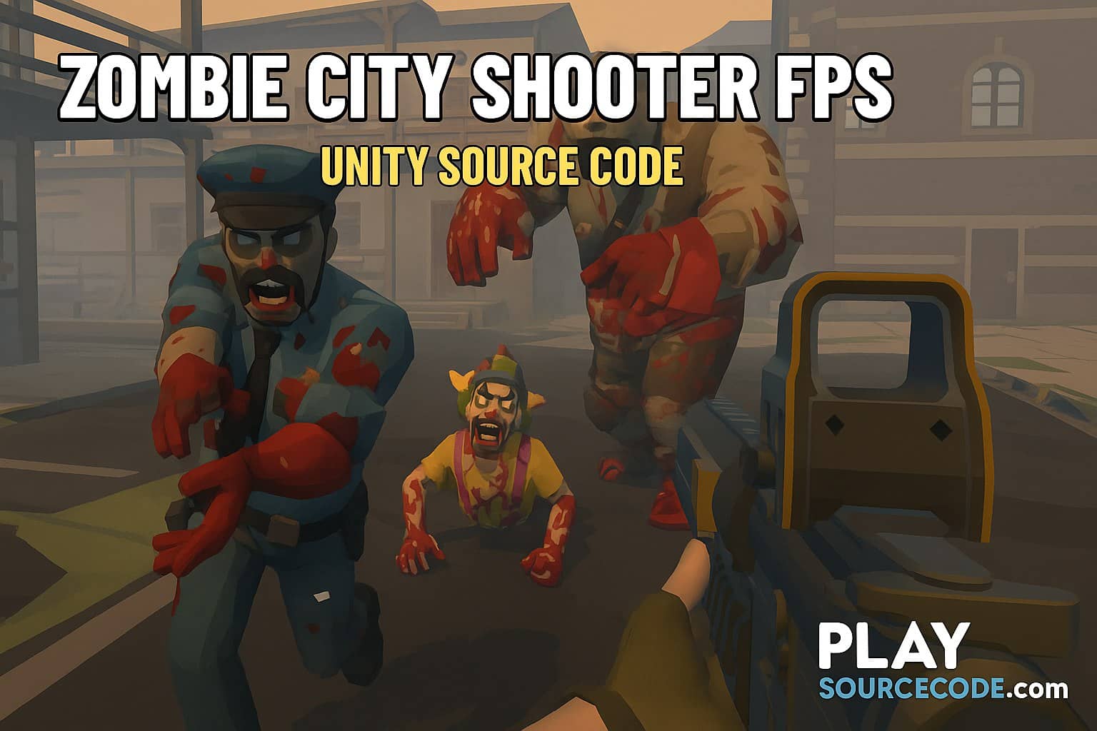 zombie shooter fps unity