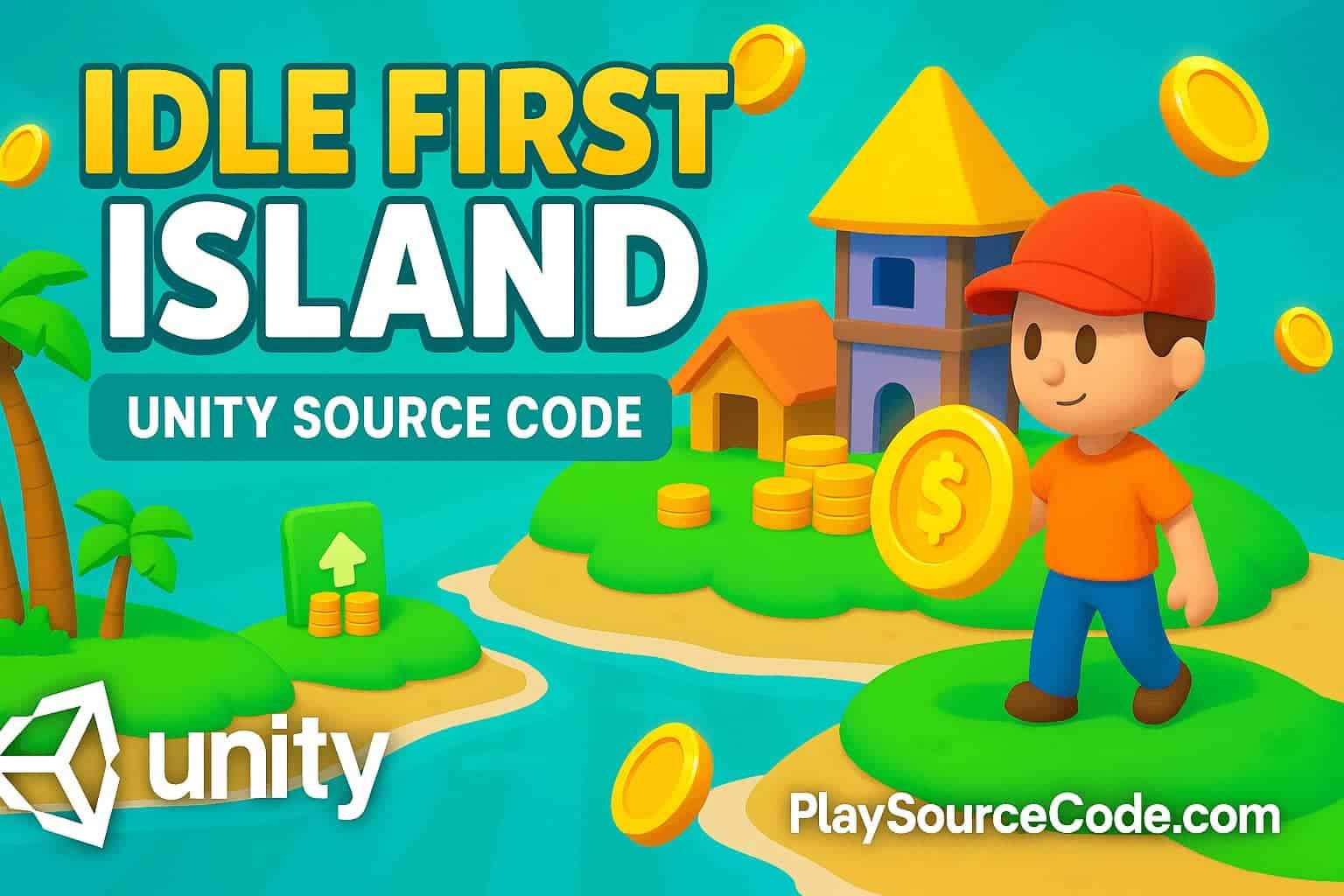 idle island survival game unity