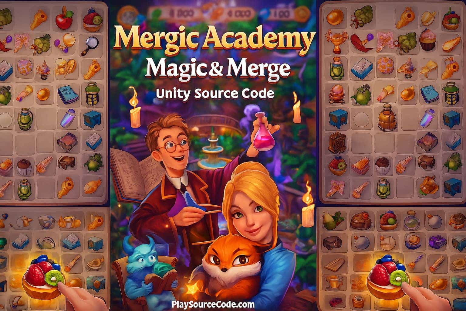 mergic Academy Magic s Merge Unity Sourcecode | PlaySourceCode.net magic merge puzzle unity