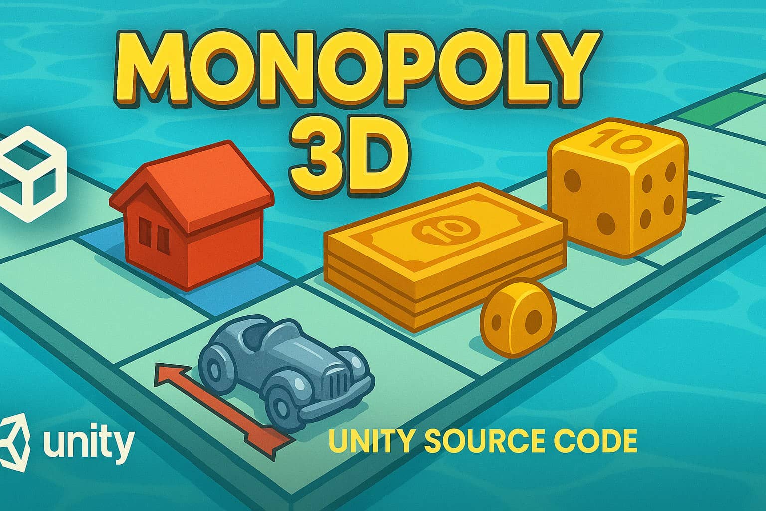monopoly board game unity 3d gameplay