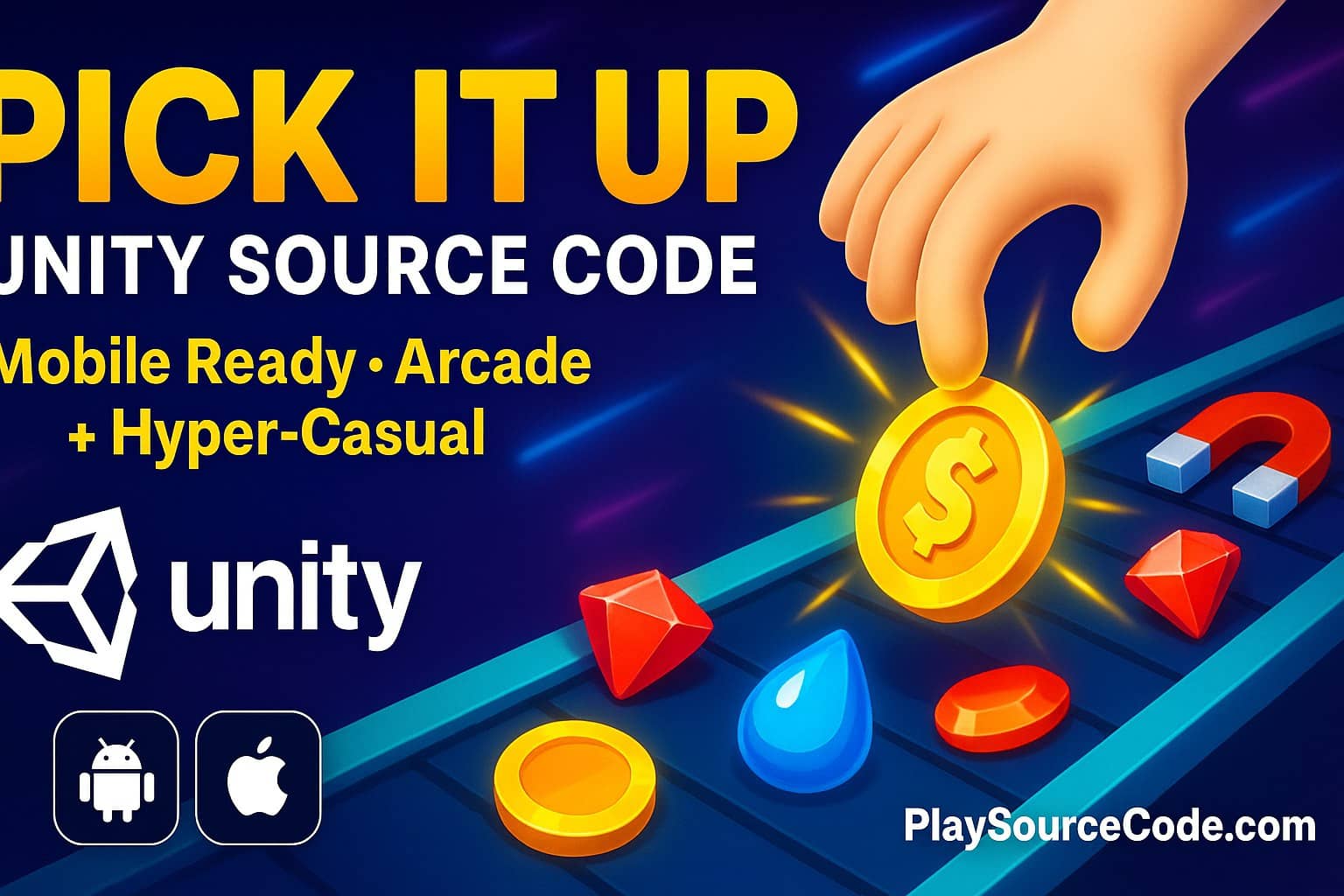hyper casual unity game pick it up 3d gameplay