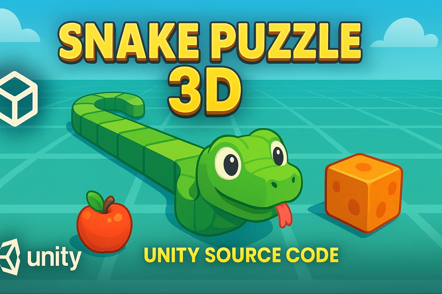 Snake Puzzle 3d Unity SourceCode | PlaySourceCode.net snake puzzle 3d unity gameplay