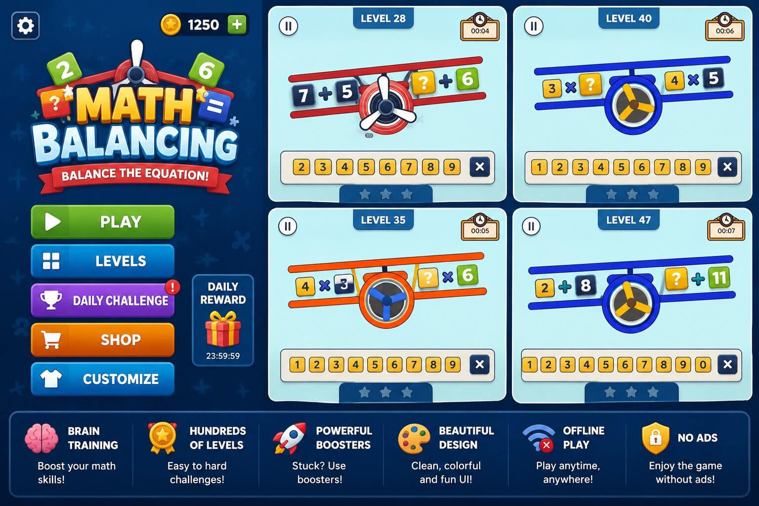 Math Balancing Game- Math Balancing Unity Template | PlaySourceCode.net Math Balancing Game- Math Balancing Unity Template