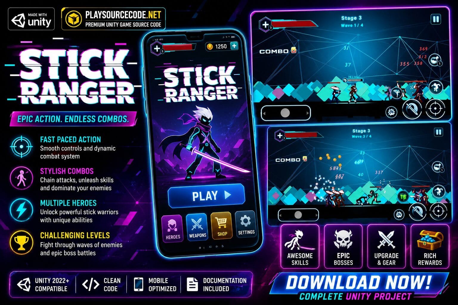 Stick Ranger Unity Source Code Stick Ranger Unity Code
