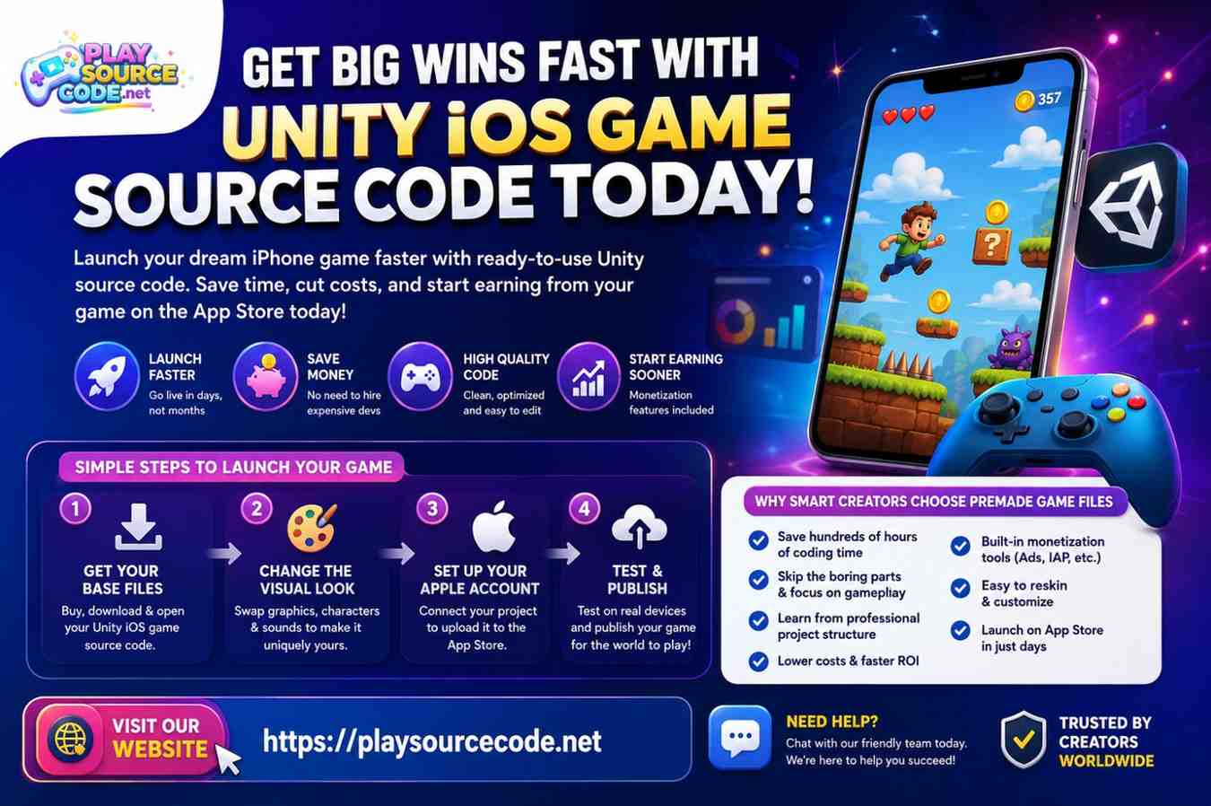 Unity iOS Game Source Code