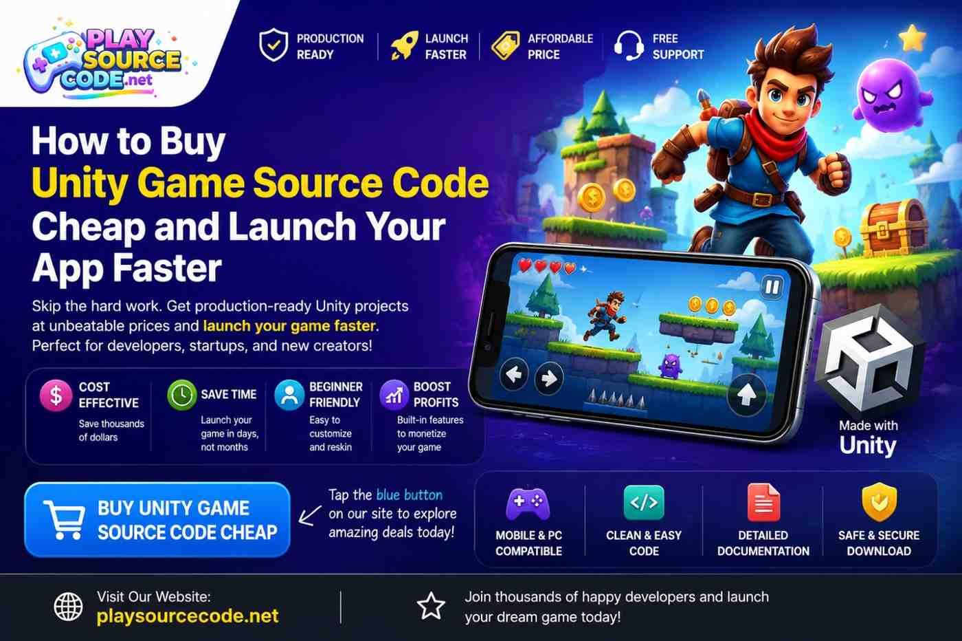 Buy Unity Game Source Code Cheap