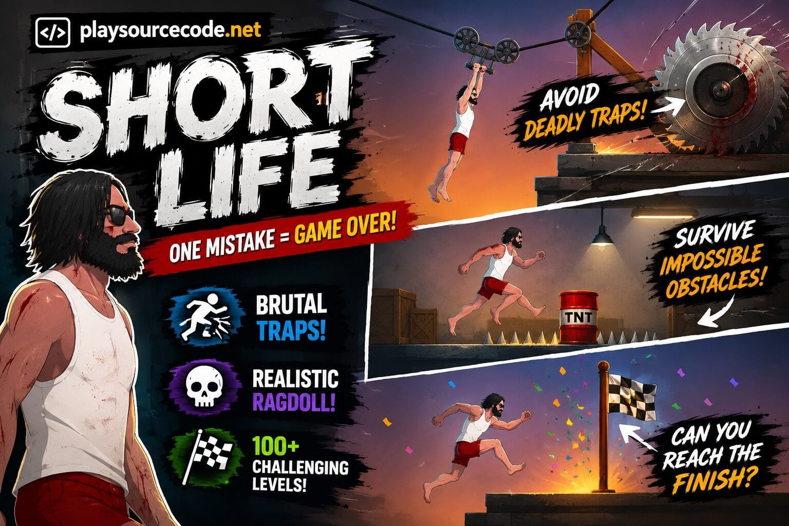 Short Life Unity Complete Game Project | PlaySourceCode.net Short Life Unity Complete Game Project