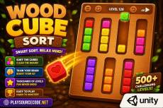 Wood Cube Sort Unity Projet Wood Cube Sort Unity Project