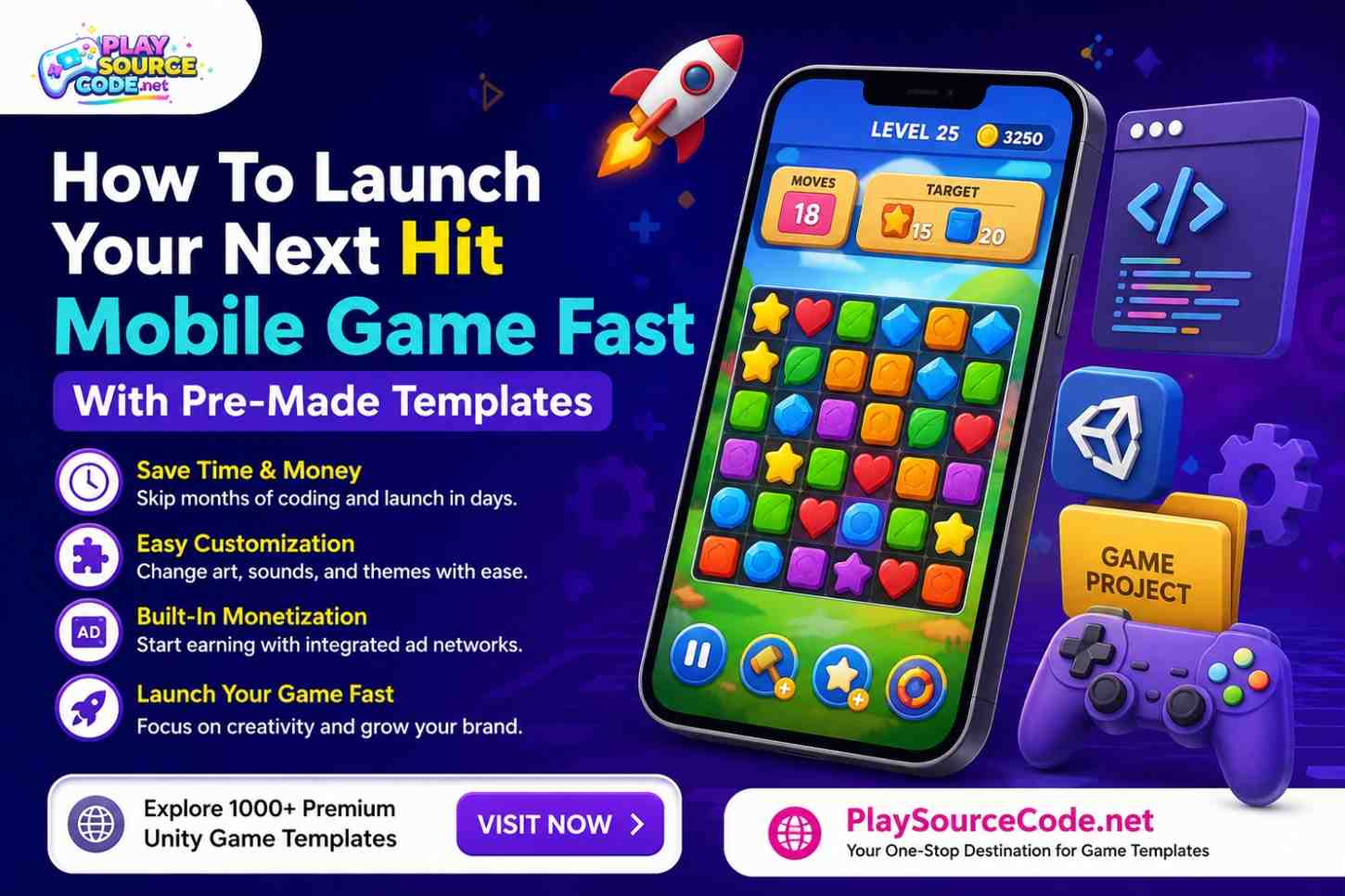 Unity Puzzle Game Source Code