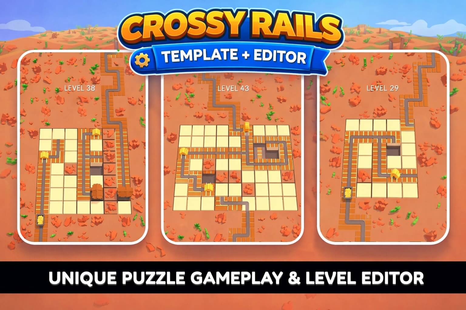 Crossy Rails | Template + Editor | PlaySourceCode.net Crossy Rails | Template + Editor - Image 2