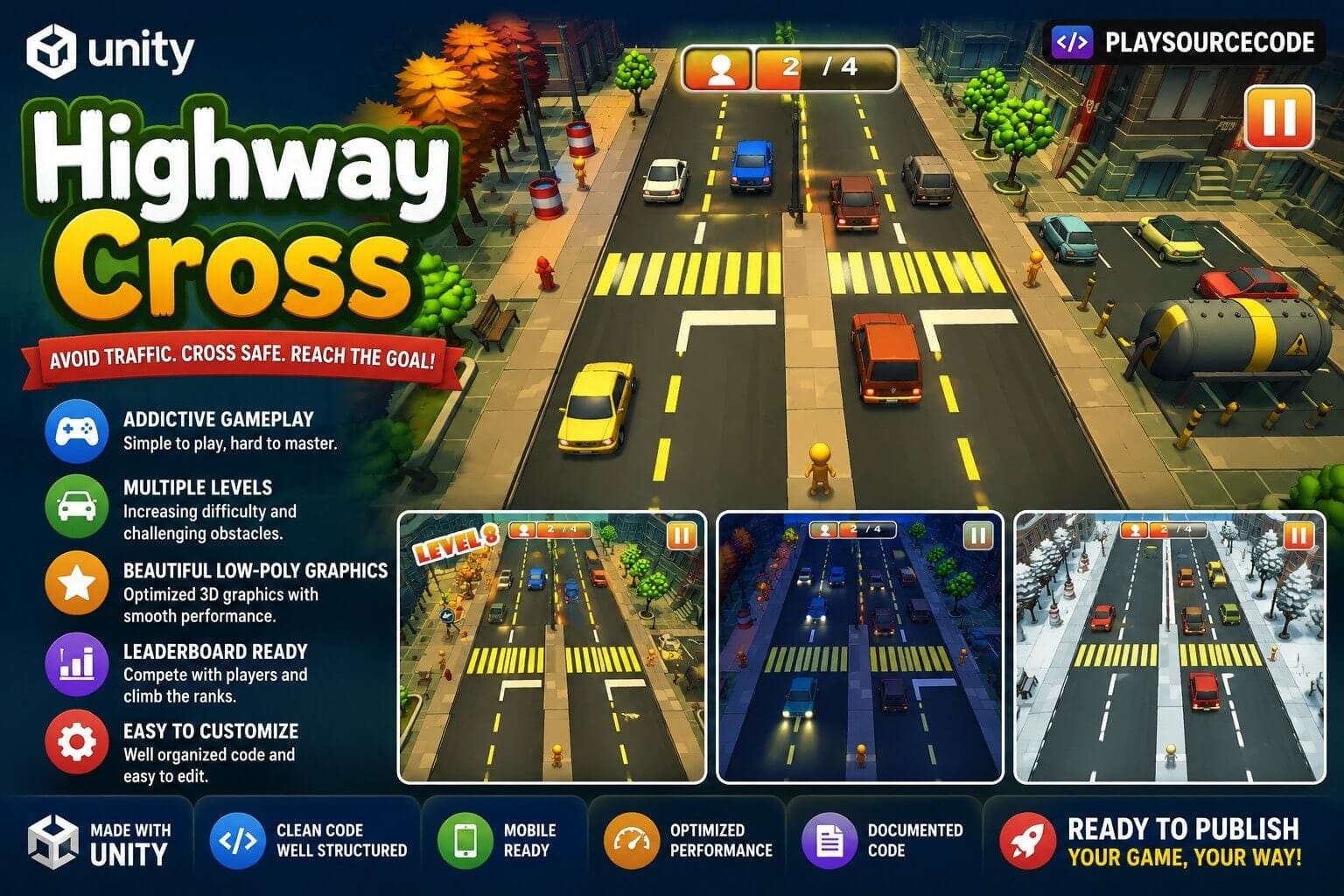 Highway Cross Unity Source code Highway Cross Unity Source code