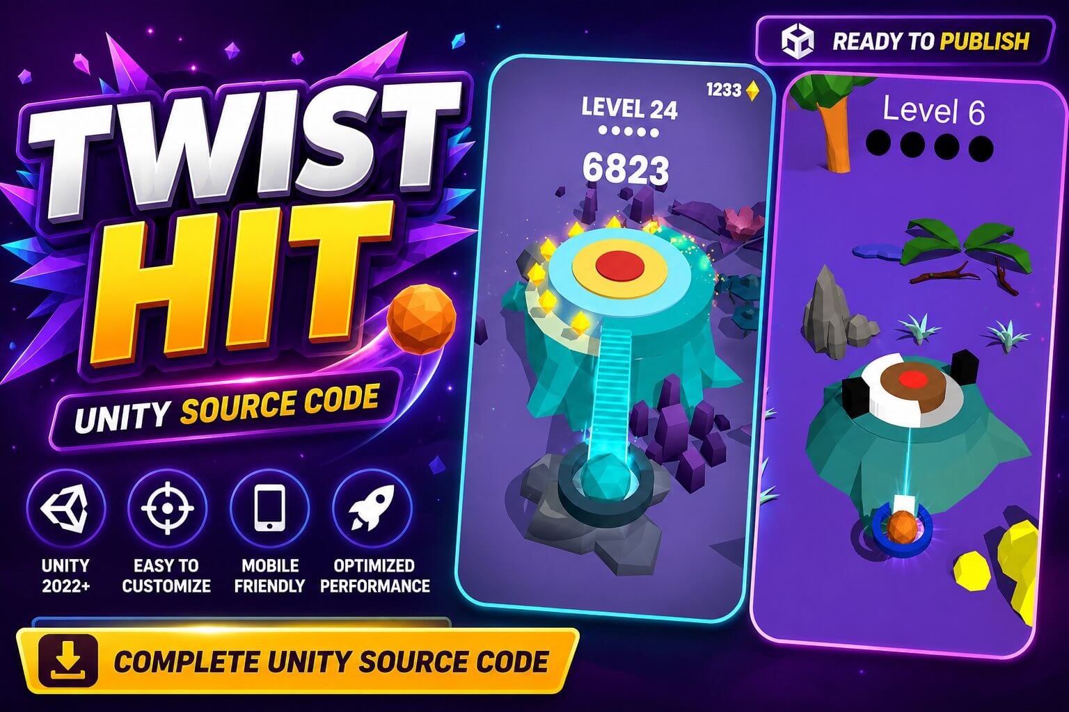Twist Hit Unity source code Twist Hit Unity Source Code
