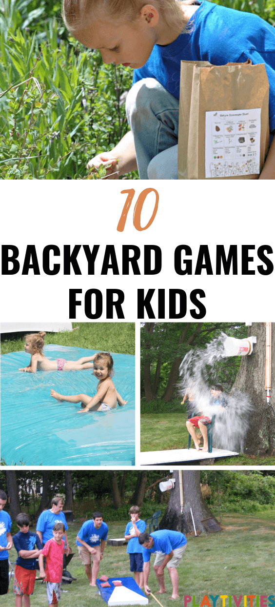 Choose one child to be “it”; 10 Absolutely Coolest Backyard Games For Kids Playtivities
